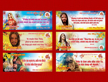 Thiết kế lộc thánh mừng xuân 2018