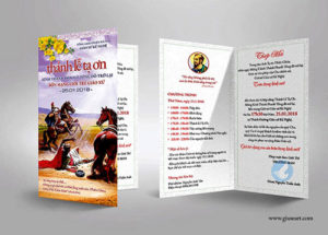 Thiệp mời lễ quan thày giới trẻ giáo xứ kẻ nghệ 1